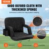 VEVOR Stadium Seat with Back Support, Wide Bleacher Seat Back, Folding Padded Cushion Stadium Chair