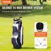 VEVOR Golf Cart Bag with 14 Way Organizer Divider Top, 36' Multiple Pockets Premium Nylon Cart Bag