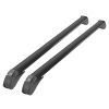 2PCS Universal 110cm/43-inch Car Roof Rack Cross Bar w/ Anti-Theft Lock Adjustable Window Frame 2 Versions Random Delivery