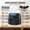 VEVOR USD Coin Sorter Coin Counter Wrapper and Roller 300 Coins/min LCD Display