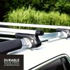 2pcs Universal Roof Rack Cross Bars, 54" Aluminum Roof Rack Crossbars, Fit Existing Raised Side Rail with Gap, 200 lbs Load Capacity